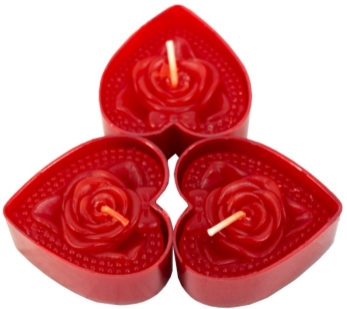 Свічки декоративні червоні. Серце. 7 штук в упаковці. (ID#1152836323),  цена: 30.42 ₴, купить на Prom.ua